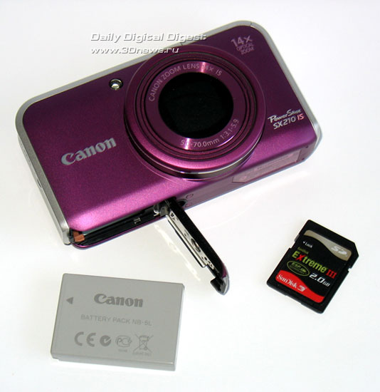 Новинка от Canon: фотокамера для отпуска Canon PowerShot SX210 IS!